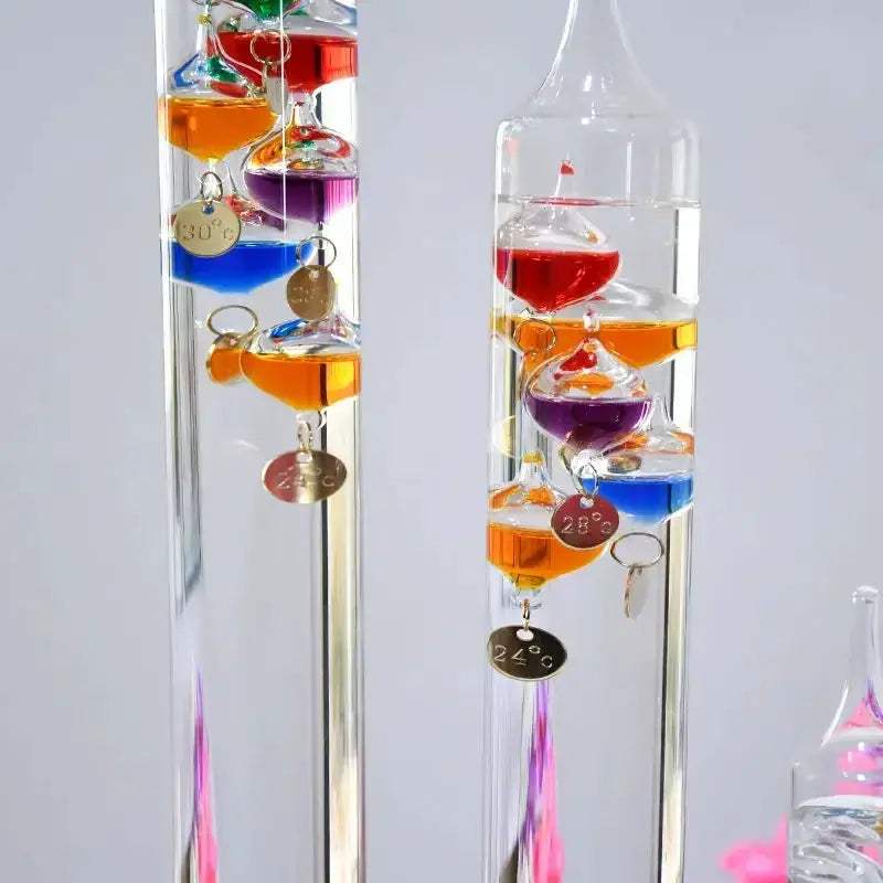 Galileo Thermometer Colorful Crystal Ball Decorative Hanging Accent - ToylandEU