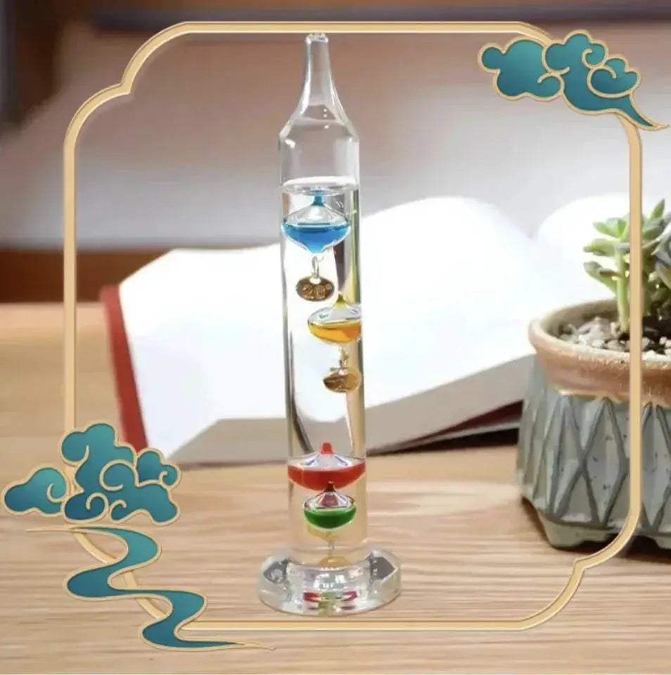Galileo Thermometer Colorful Crystal Ball Decorative Hanging Accent - ToylandEU