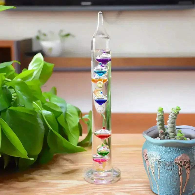 Galileo Thermometer Colorful Crystal Ball Decorative Hanging Accent - ToylandEU