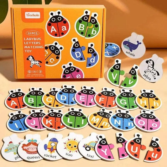  Montessori Letter Matching Game Colorful Alphabet 3 To 6 -  ToylandEU™