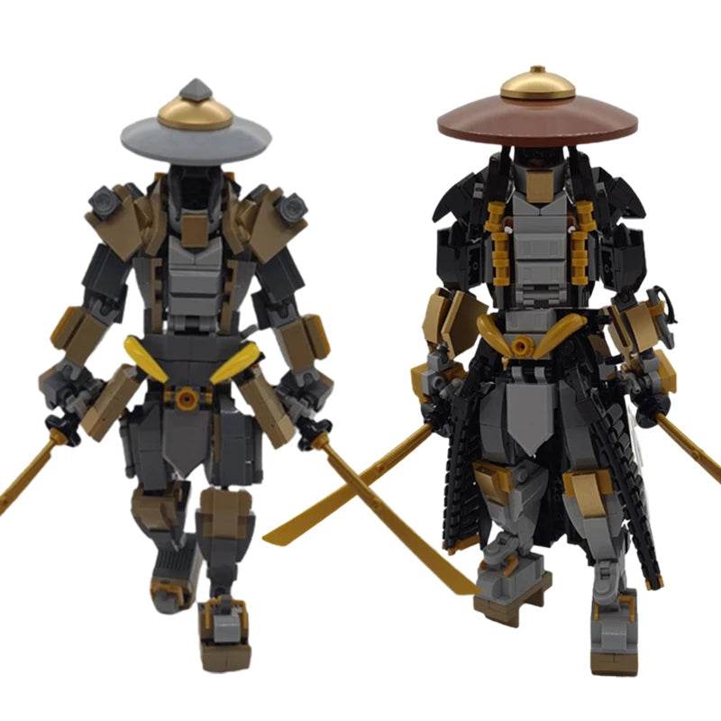 Game Swordsman Battle Mech Building Blocks MOC Black Ronin - ToylandEU