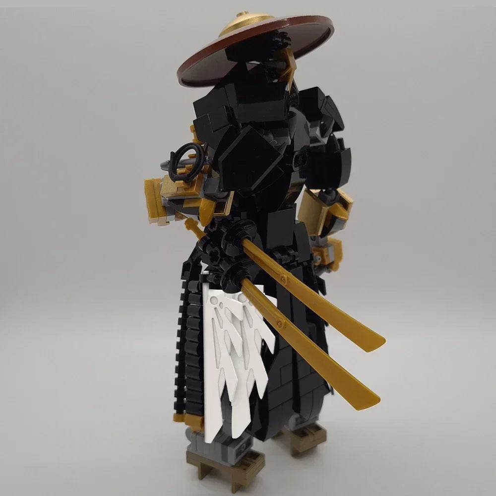 Game Swordsman Battle Mech Building Blocks MOC Black Ronin - ToylandEU