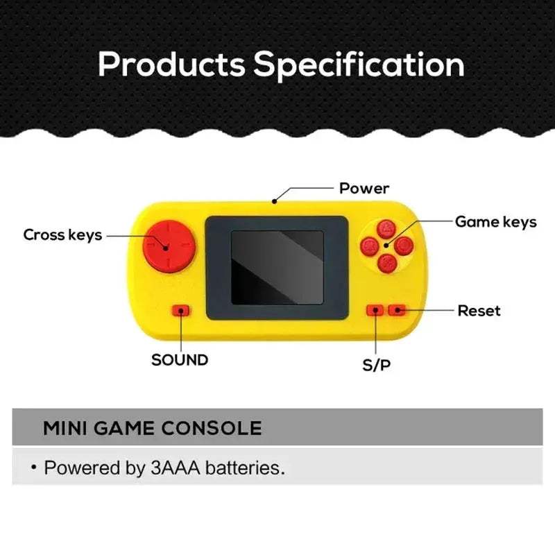 Gaminja GC32 Retro Handheld Console With 128 Built In Games - ToylandEU