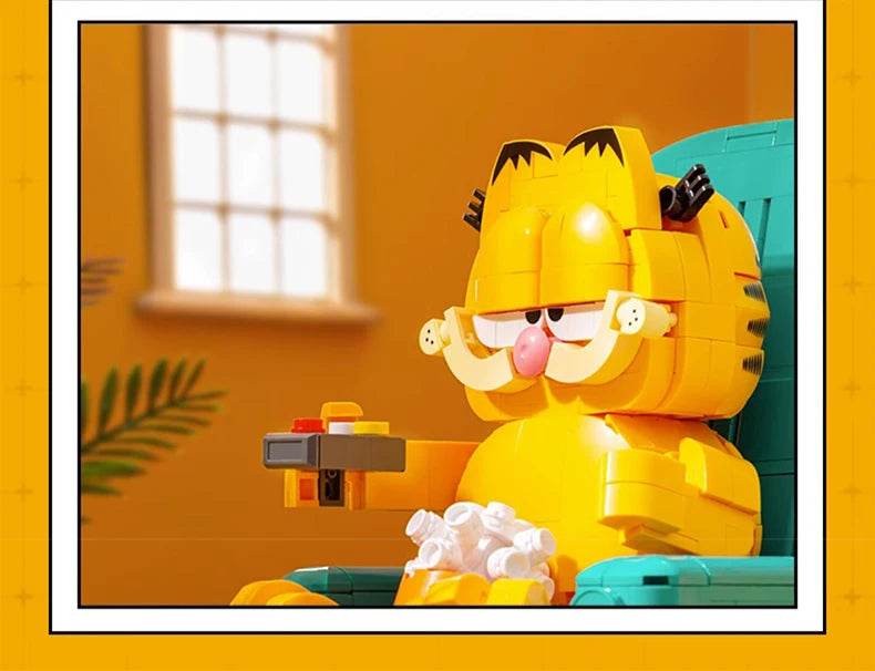 Garfield Building Blocks Sofa Set With Mini Figures Model - ToylandEU