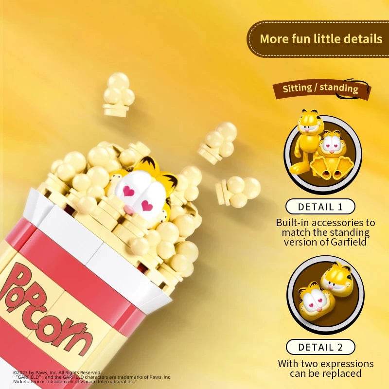 Garfield Life Theme Building Blocks Anime Figure Set For Kids - ToylandEU