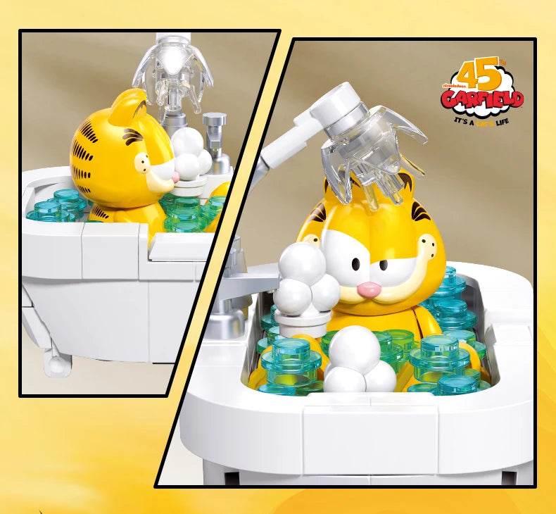 Garfield Life Theme Building Blocks Anime Figure Set For Kids - ToylandEU