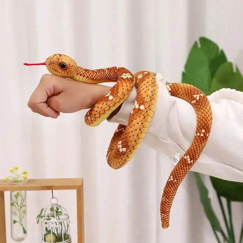 Gargantuan Python Plush Toy Pillow For Cozy Home Decor - ToylandEU