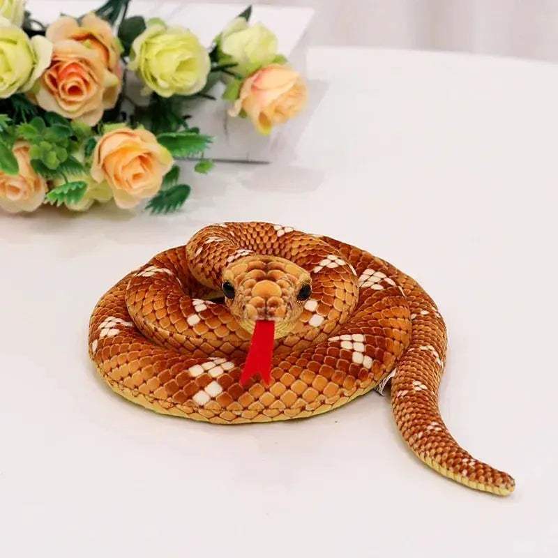 Gargantuan Python Plush Toy Pillow For Cozy Home Decor - ToylandEU