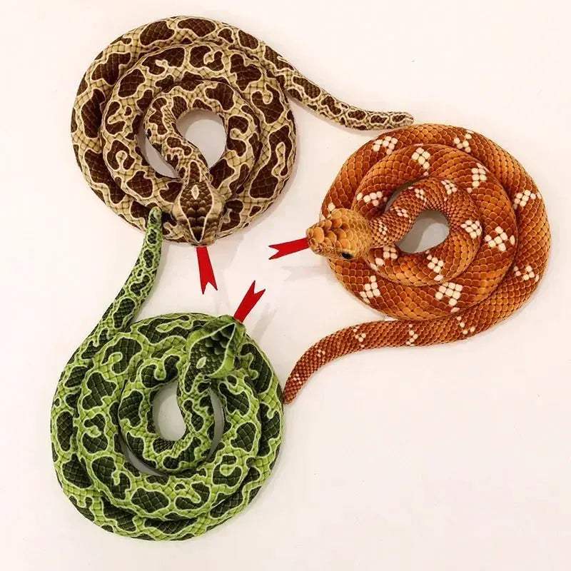 Gargantuan Python Plush Toy Pillow For Cozy Home Decor - ToylandEU