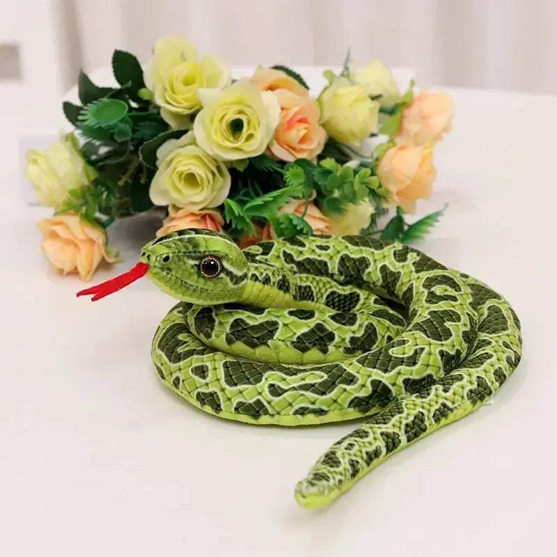 Gargantuan Python Plush Toy Pillow For Cozy Home Decor - ToylandEU