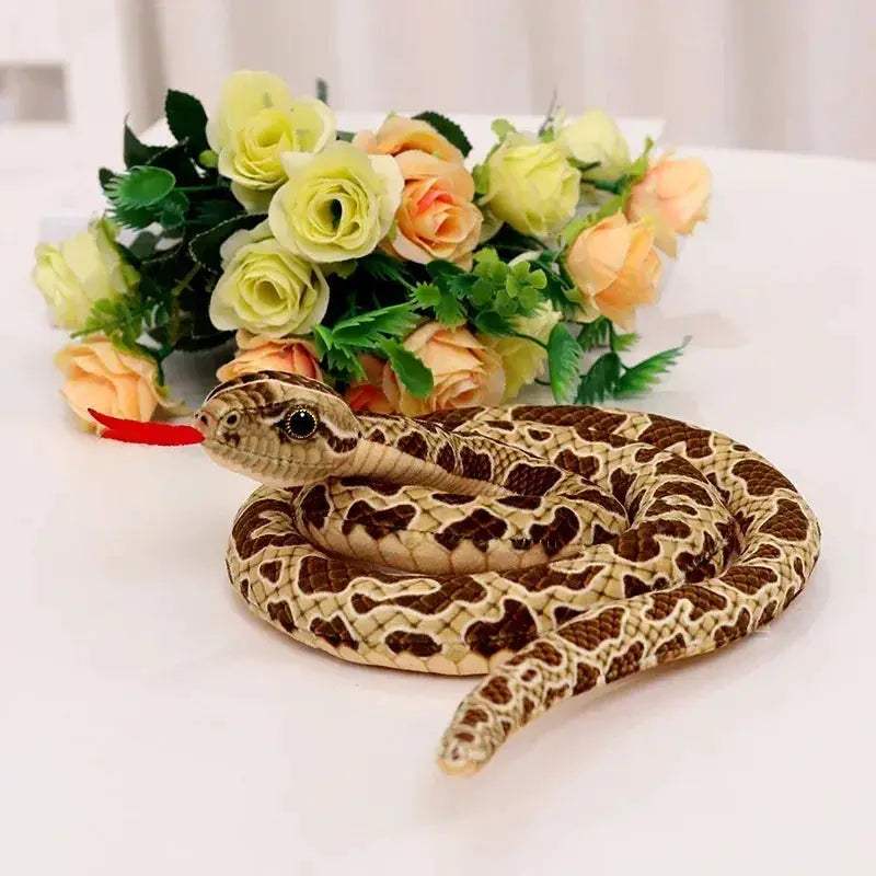 Gargantuan Python Plush Toy Pillow For Cozy Home Decor - ToylandEU