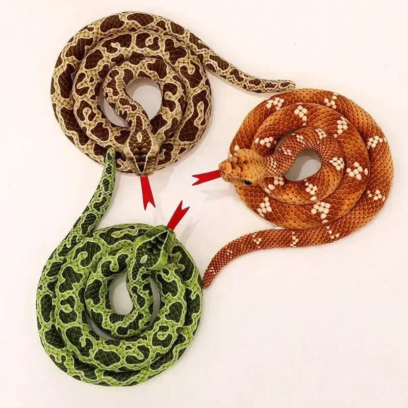  Gargantuan Python Plush Toy Pillow Premium Home Decor -  ToylandEU™