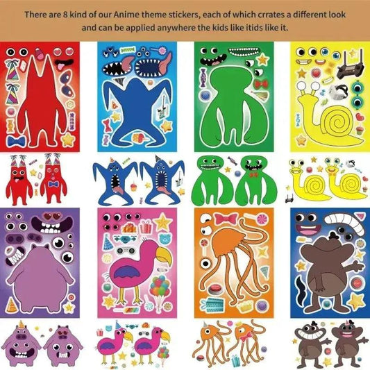  Garten Of Banban DIY Puzzle Stickers For Kids Creative -  ToylandEU™