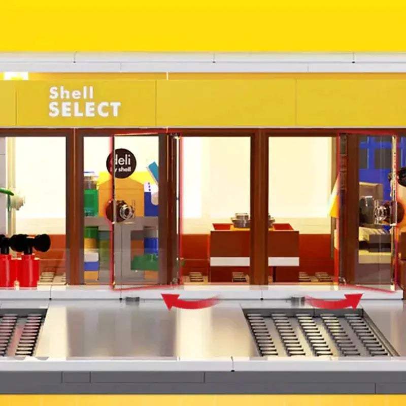 Gas Station Lego Compatible Building Blocks 1309 Piece Set - ToylandEU