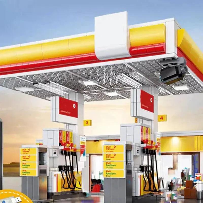  Gas Station Lego Compatible Building Blocks 1309 Pieces -  ToylandEU™