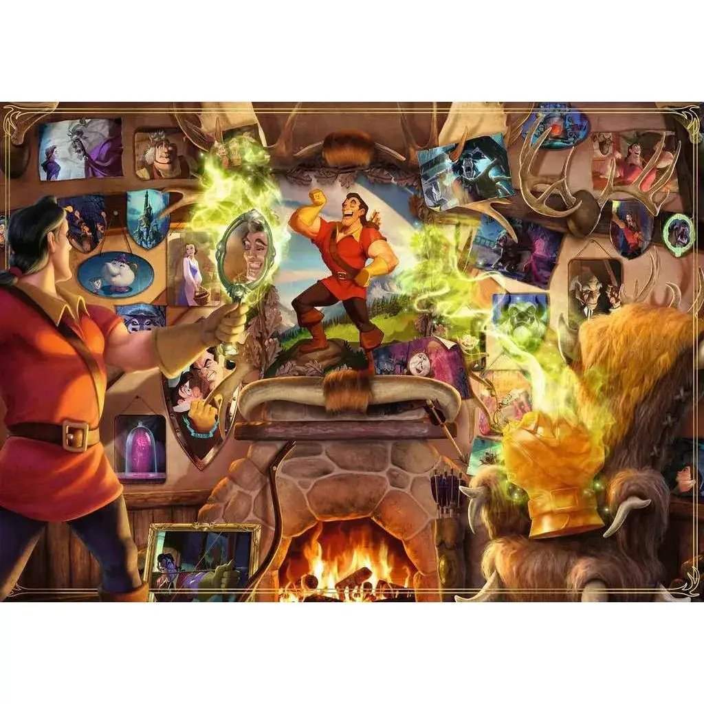 Disney Villainous Gaston 1000 Piece Jigsaw Puzzle Fun - ToylandEU
