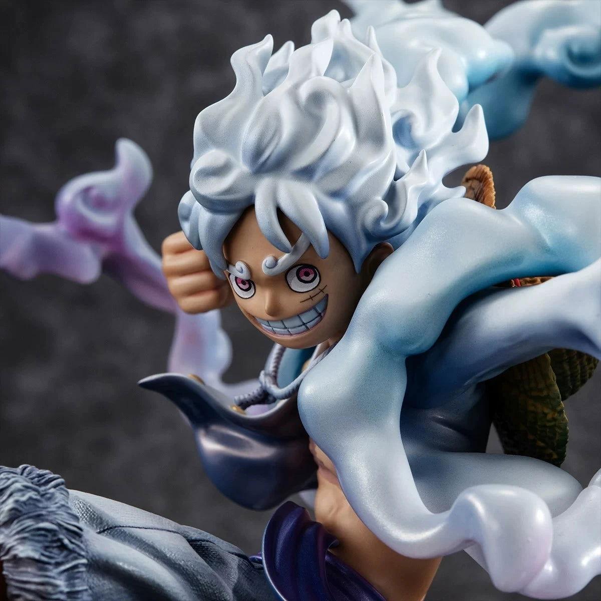 Gear 5 Luffy Action Figure One Piece Collectible Deluxe