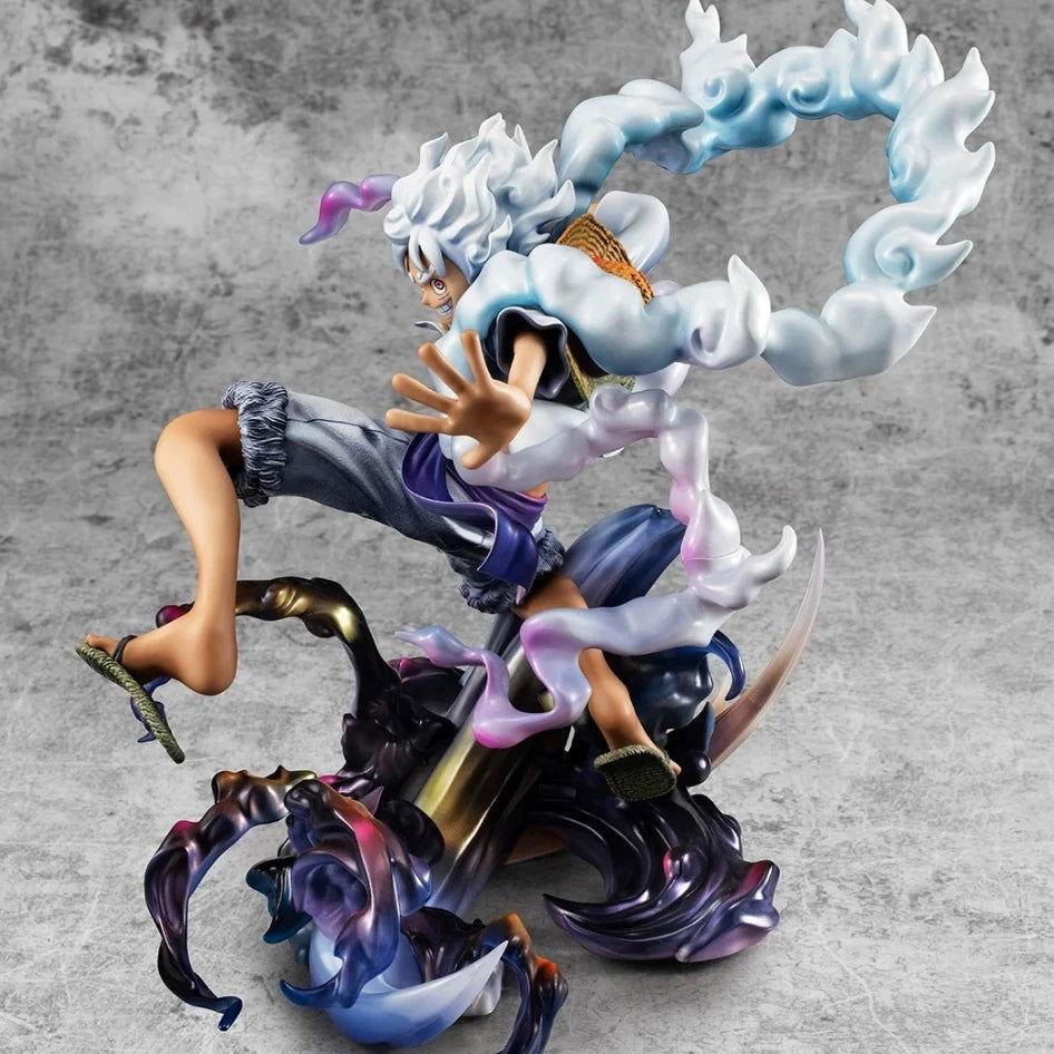 Gear 5 Luffy Action Figure One Piece Collectible Deluxe