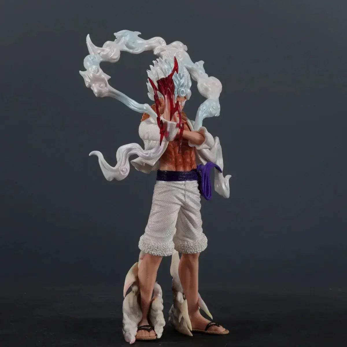 Gear 5 Monkey D. Luffy Anime Figure, One Piece Figure Nika Luffy Action Figurine PVC Statue 25 CM - ToylandEU