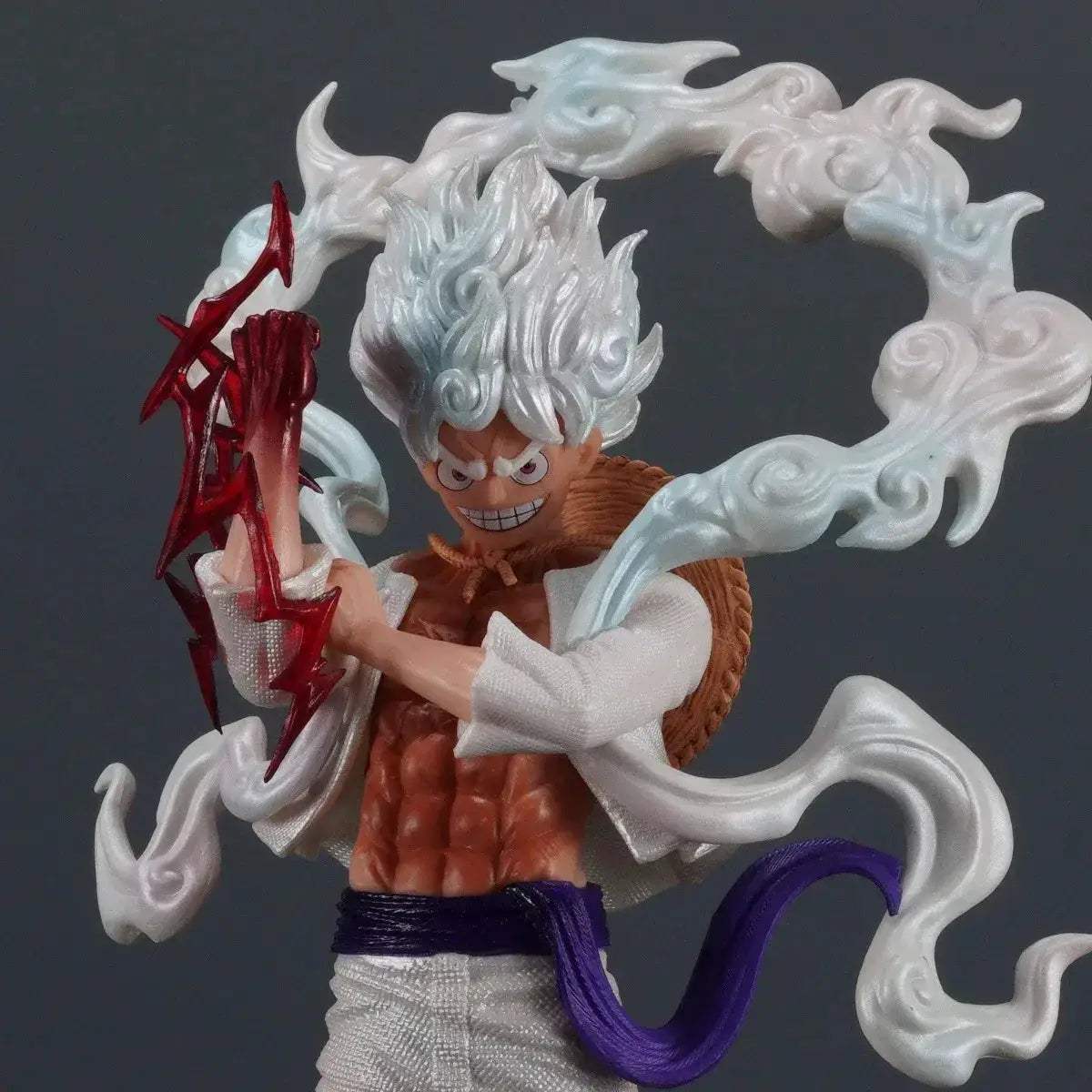 Gear 5 Monkey D. Luffy Anime Figure, One Piece Figure Nika Luffy Action Figurine PVC Statue 25 CM - ToylandEU