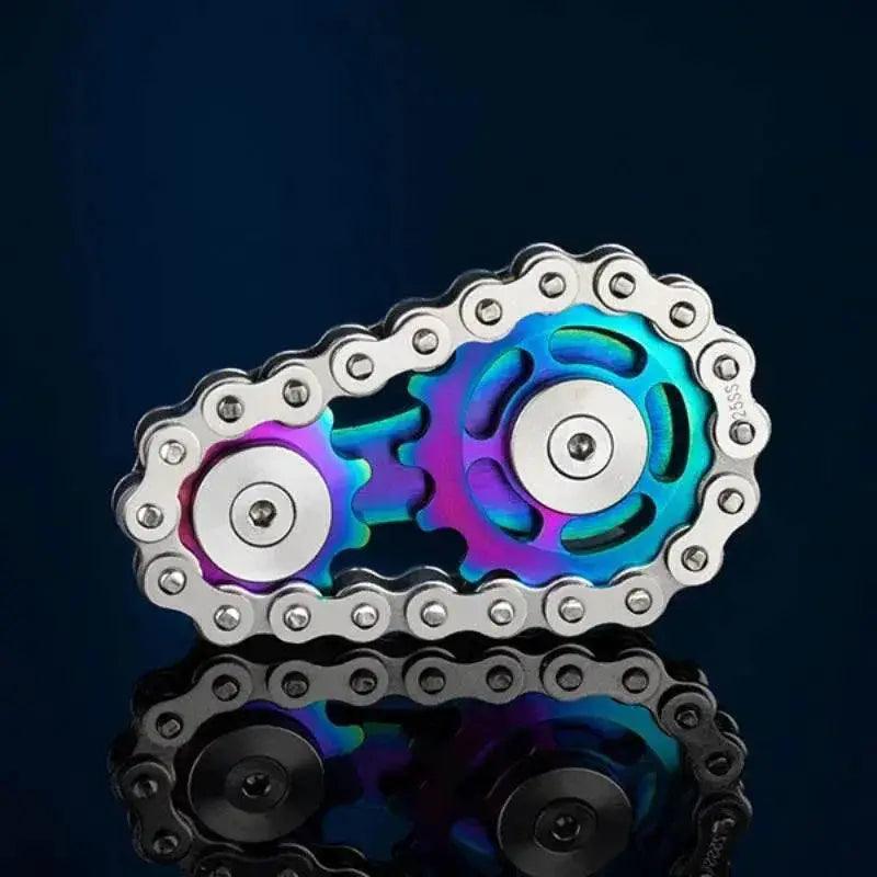  Gear Chain Gyro Fingertip Toy Metal Sprockets Spinner -  ToylandEU™