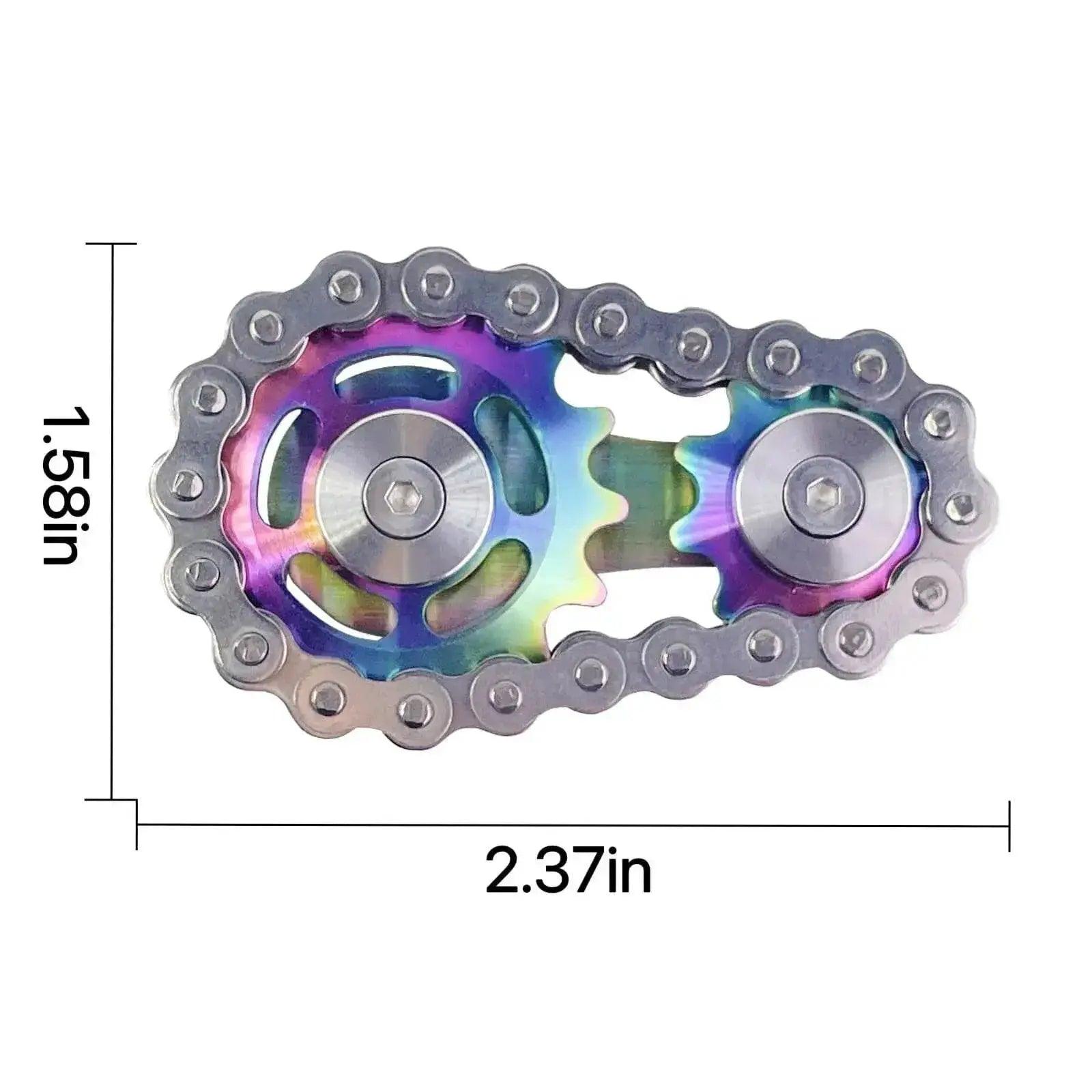  Gear Chain Gyro Fingertip Toy Metal Sprockets Spinner -  ToylandEU™