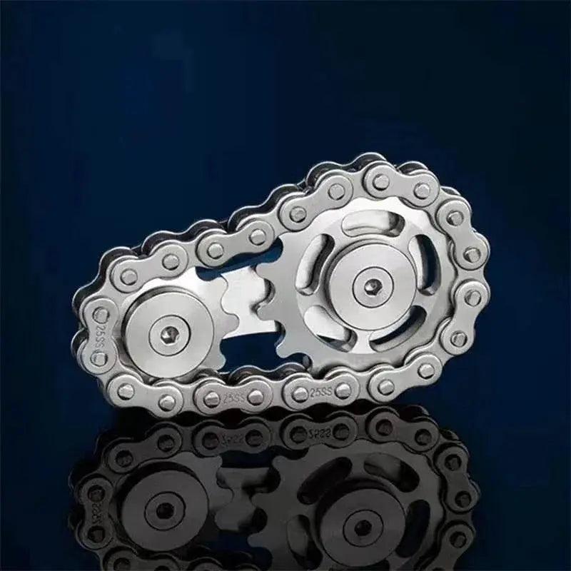  Gear Chain Gyro Fingertip Toy Metal Sprockets Spinner -  ToylandEU™