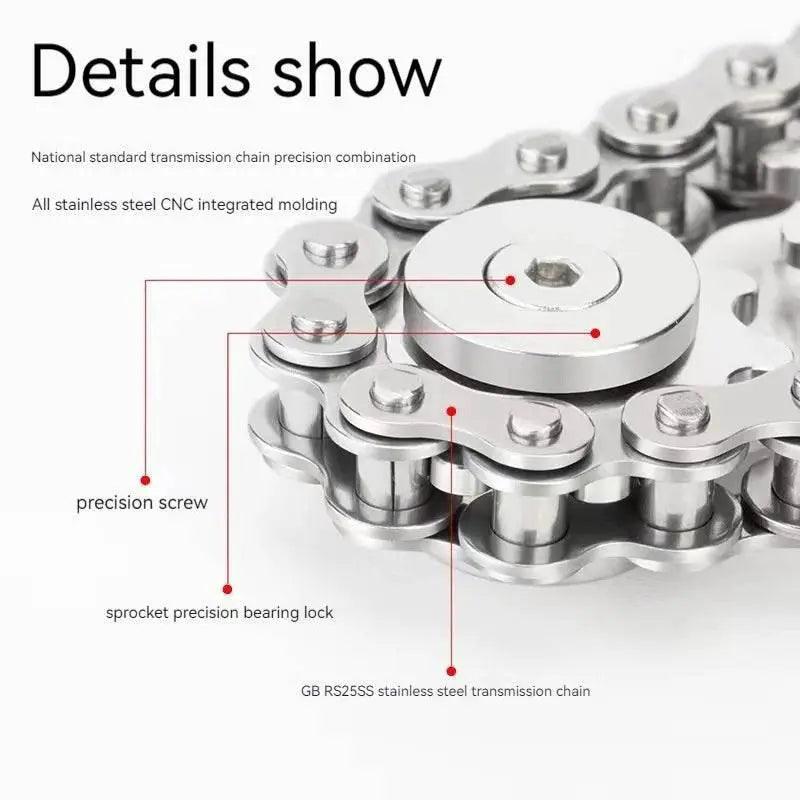  Gear Chain Gyro Fingertip Toy Metal Sprockets Spinner -  ToylandEU™