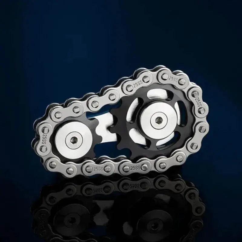  Gear Chain Gyro Fingertip Toy Metal Sprockets Spinner -  ToylandEU™