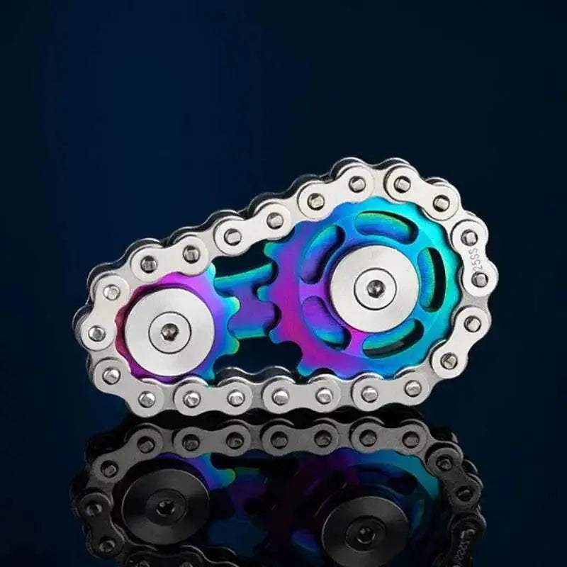 Gear Chain Gyro Fingertip Toy Metal Sprockets Spinner - ToylandEU