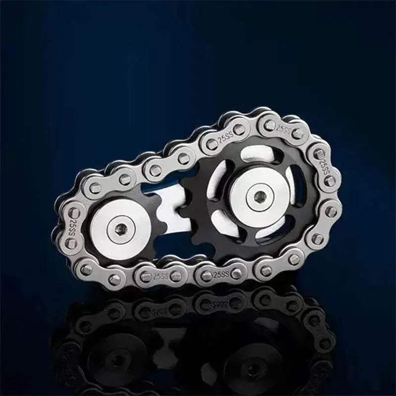 Gear Chain Gyro Fingertip Toy Metal Sprockets Spinner - ToylandEU