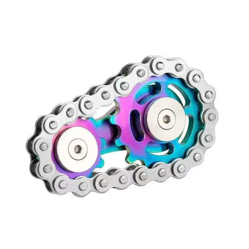 Gear Chain Gyro Fingertip Toy Metal Sprockets Spinner - ToylandEU