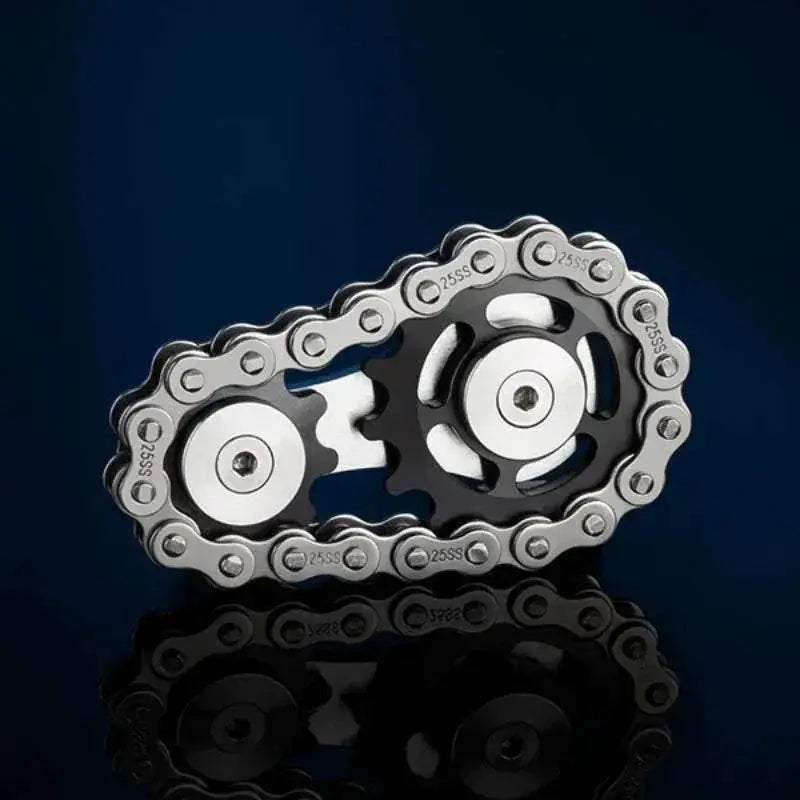 Gear Chain Gyro Fingertip Toy Metal Sprockets Spinner - ToylandEU