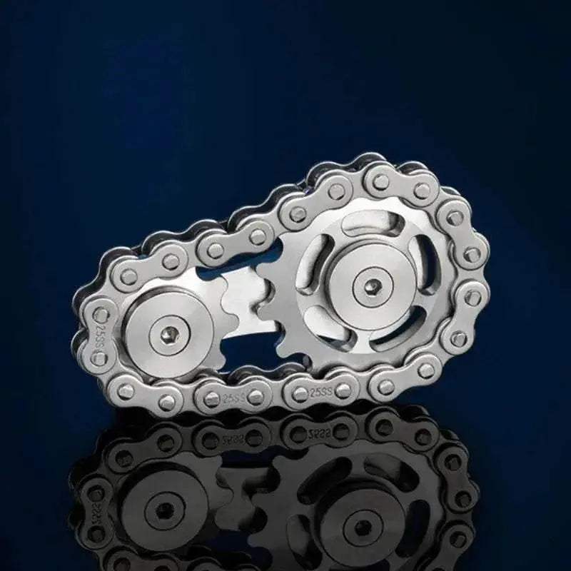 Gear Chain Gyro Fingertip Toy Metal Sprockets Spinner - ToylandEU