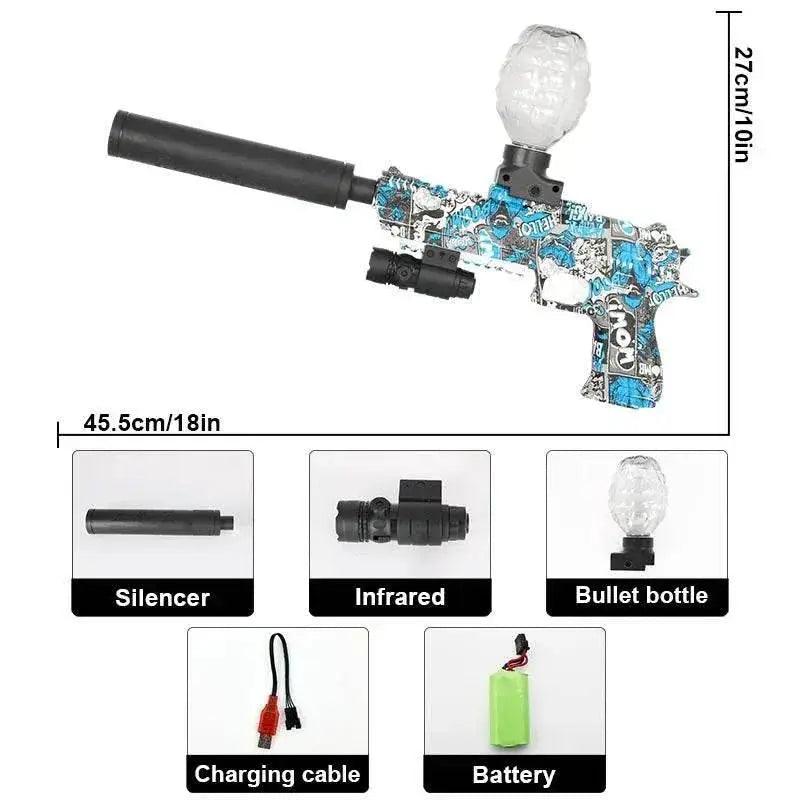  Electric Gel Ball Blaster Gun, Rechargeable Speed Firing -  ToylandEU™