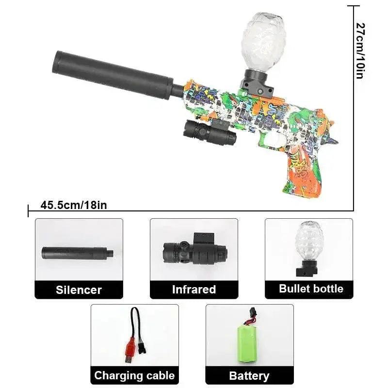  Electric Gel Ball Blaster Gun, Rechargeable Speed Firing -  ToylandEU™