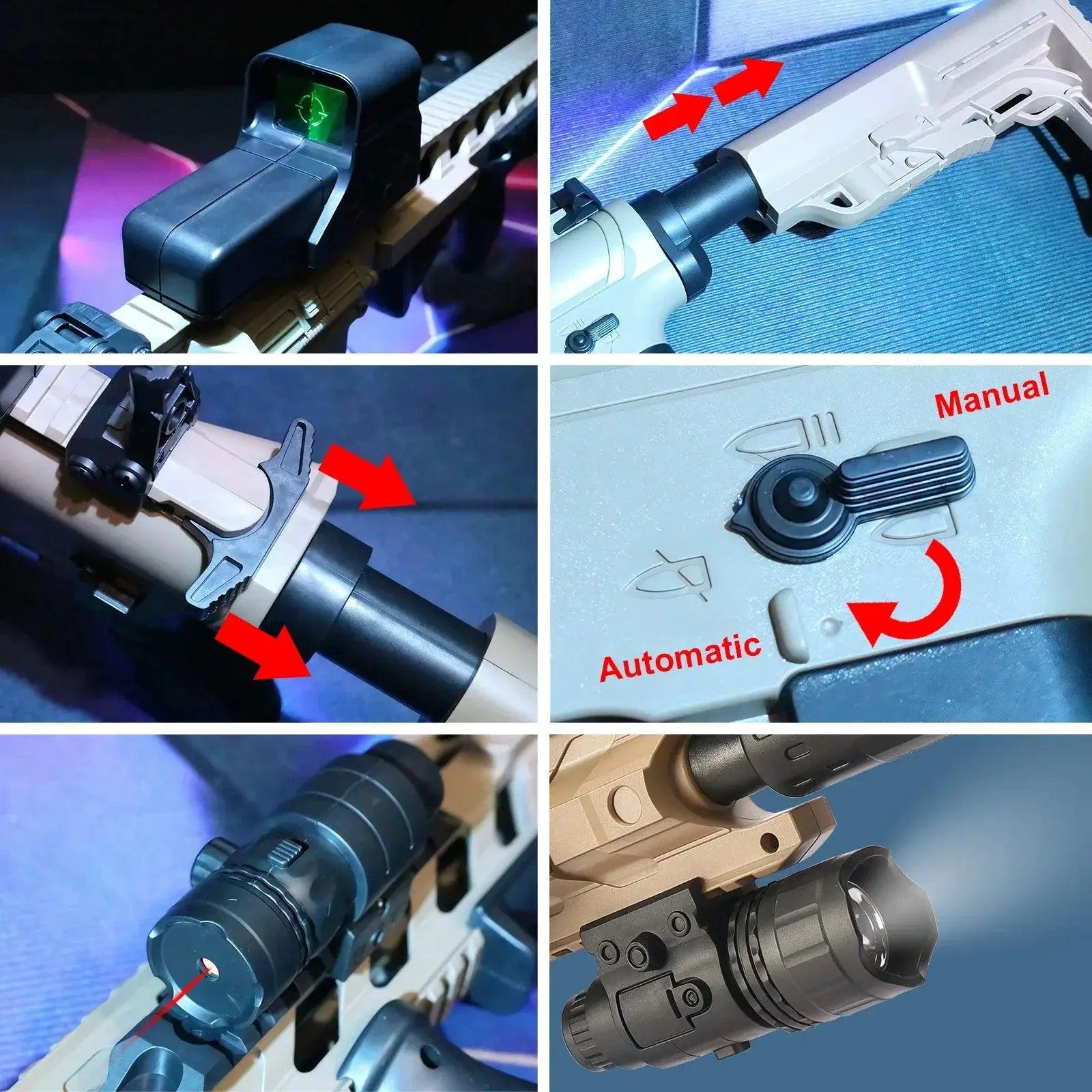  Electric Gel Ball Blaster Toy Gun High Speed Modes -  ToylandEU™