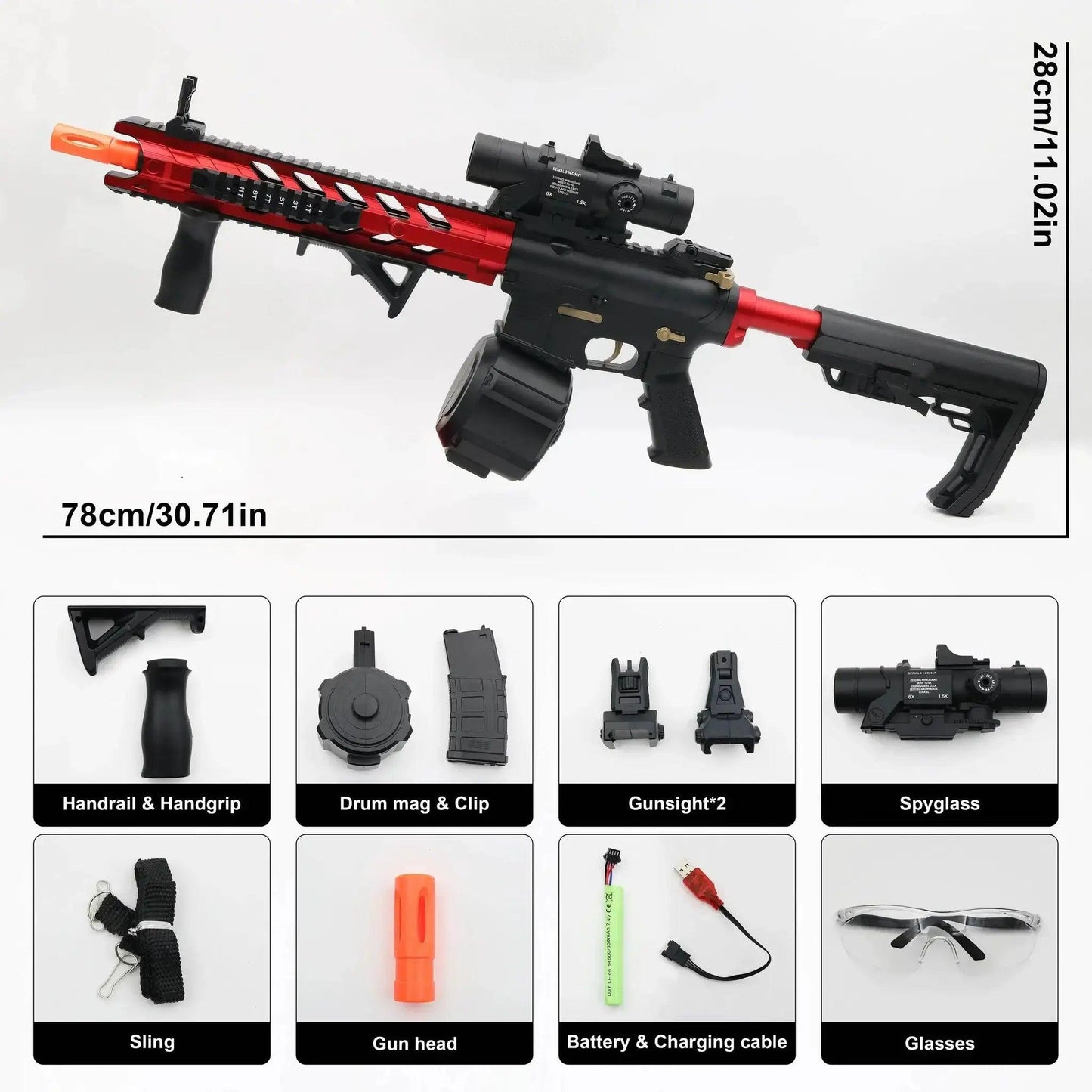  High-Performance Water Gel Ball Blaster Electric Toy Gun -  ToylandEU™