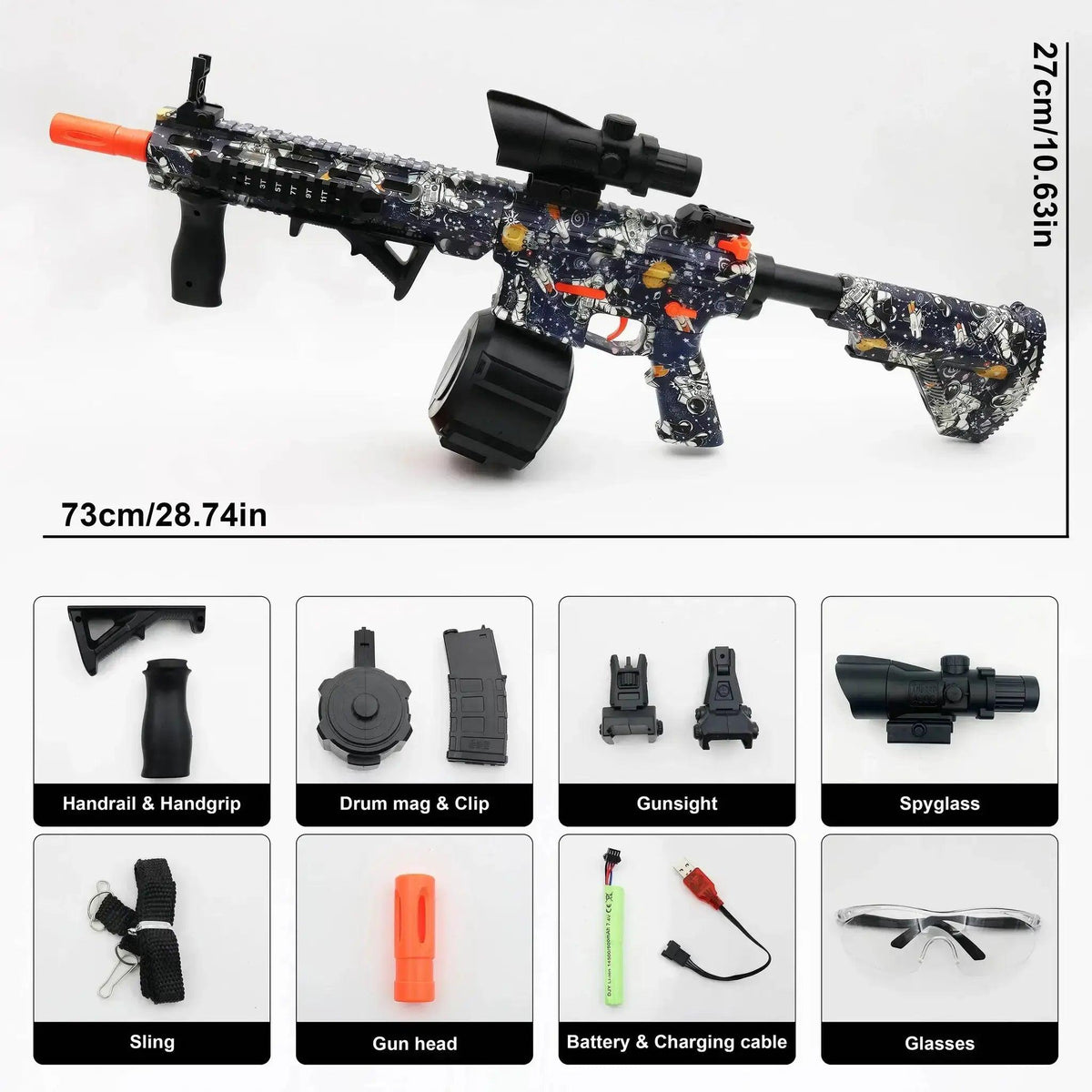  High-Performance Water Gel Ball Blaster Electric Toy Gun -  ToylandEU™