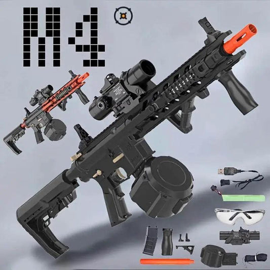  M4 Electric Gel Ball Blaster Toy Gun Dual Mode for Team Games -  ToylandEU™