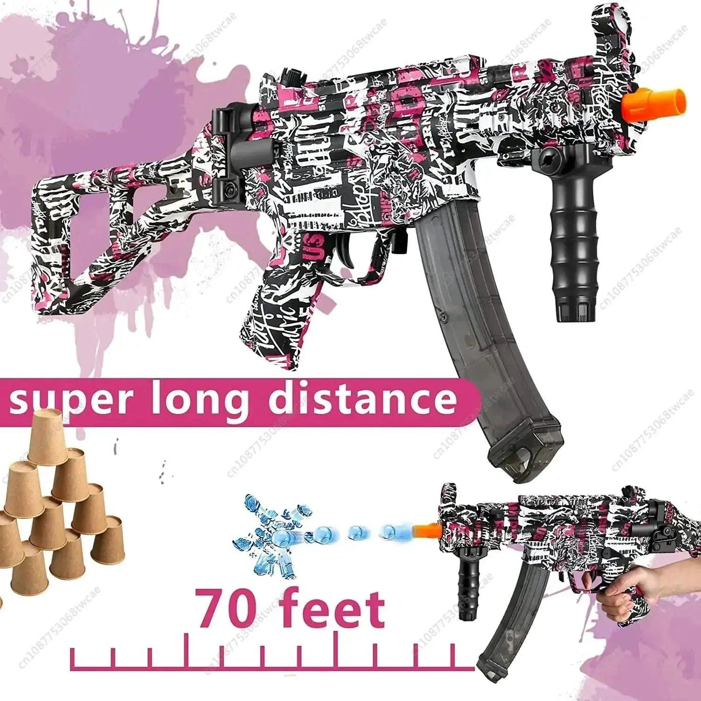 MP5K Gel Ball Blaster Two In One Manual And Electric -  ToylandEU™