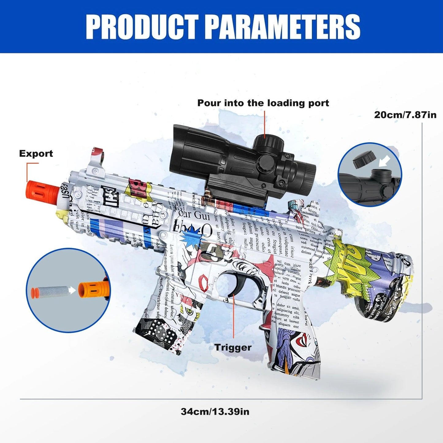 Gel Ball Blaster | Manual 2 Pack Set | Toylandeu™