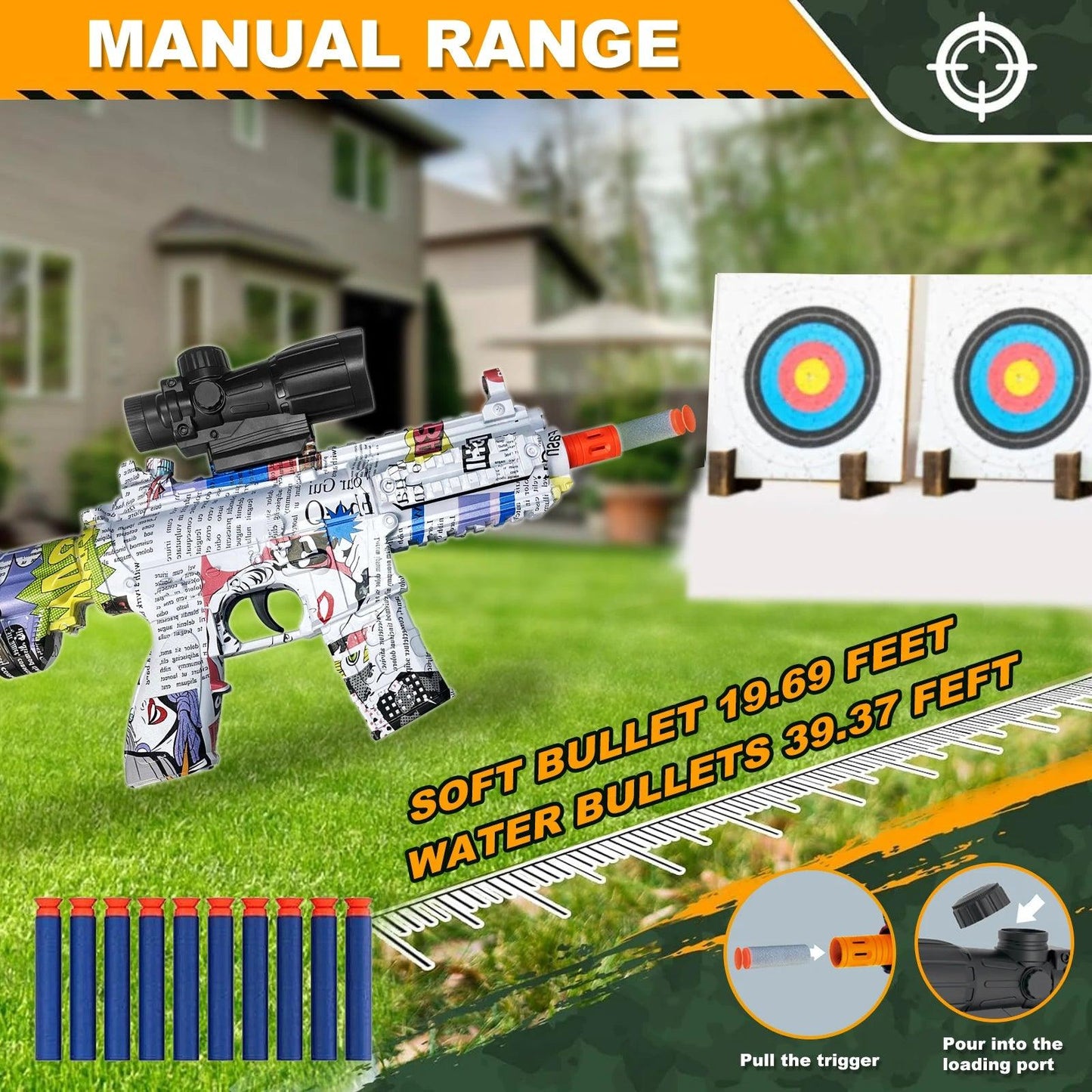 Gel Ball Blaster | Manual 2 Pack Set | Toylandeu™