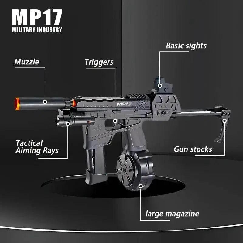  Mp17 Electric Gel Ball Blaster Toy Gun with Two Magazines -  ToylandEU™