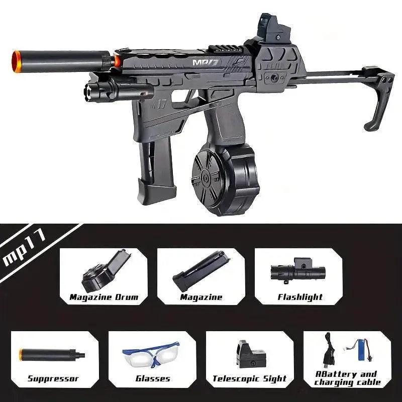  Mp17 Electric Gel Ball Blaster Toy Gun with Two Magazines -  ToylandEU™