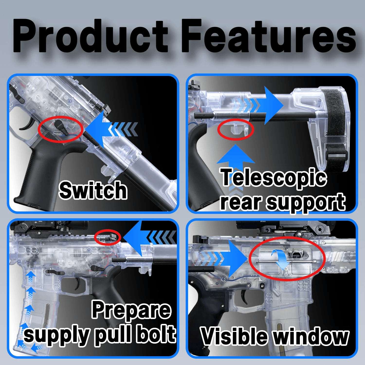 Gel Ball Blaster | Outdoor Water Gun | Toylandeu™