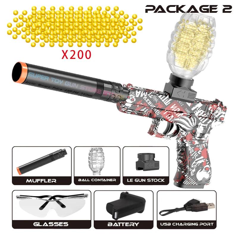 Gel Ball Blaster Toy Gun | High Speed G18 | Toylandeu™