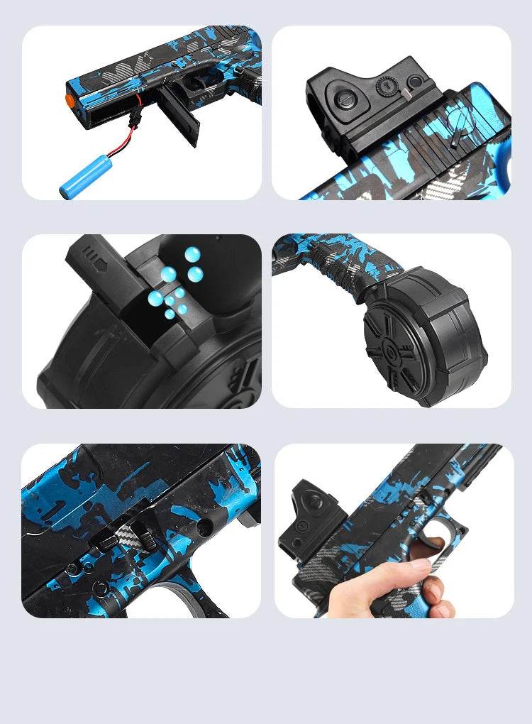 Пистолет за играчки Gel Ball G17 Многоцветна ръчна игра на открито Всичко в едно - ToylandEU