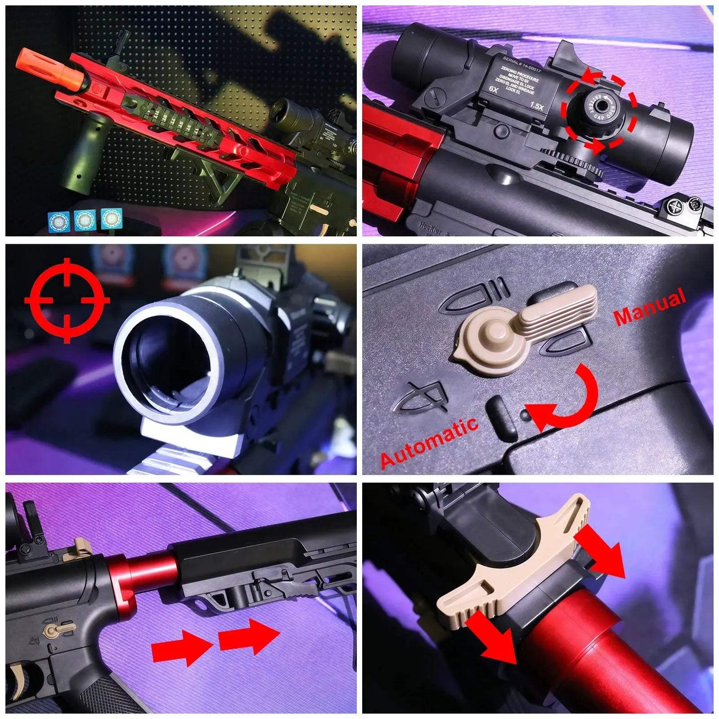  Gel Blaster Auto Toy Gun With Rechargeable Battery -  ToylandEU™