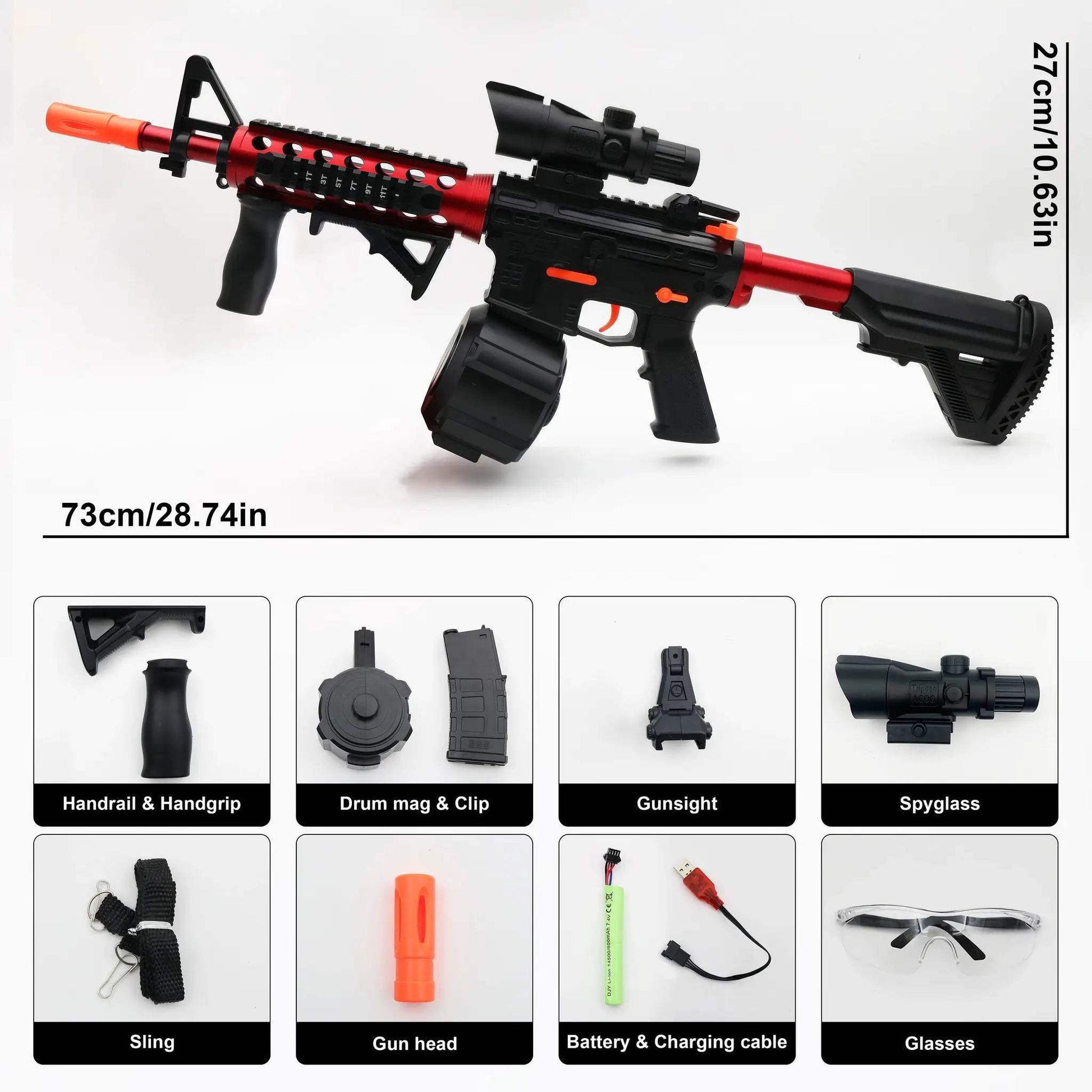  Gel Blaster Auto Toy Gun With Rechargeable Battery -  ToylandEU™